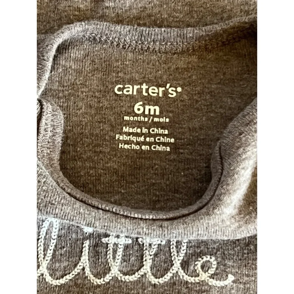 Carter’s 4 piece set 6mo Body Suit “Mommy” theme Short sleave